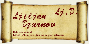 Ljiljan Džurnov vizit kartica